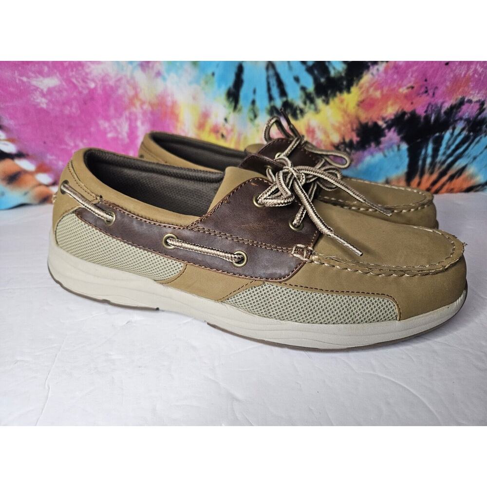 Dexter Mens Size 10 Slip-On Tie Loafers Brown 2-Tone Gorpcore
